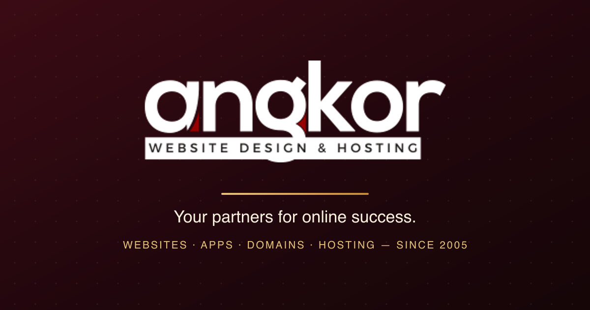 Angkor Design | Mobile App - Website Development logo