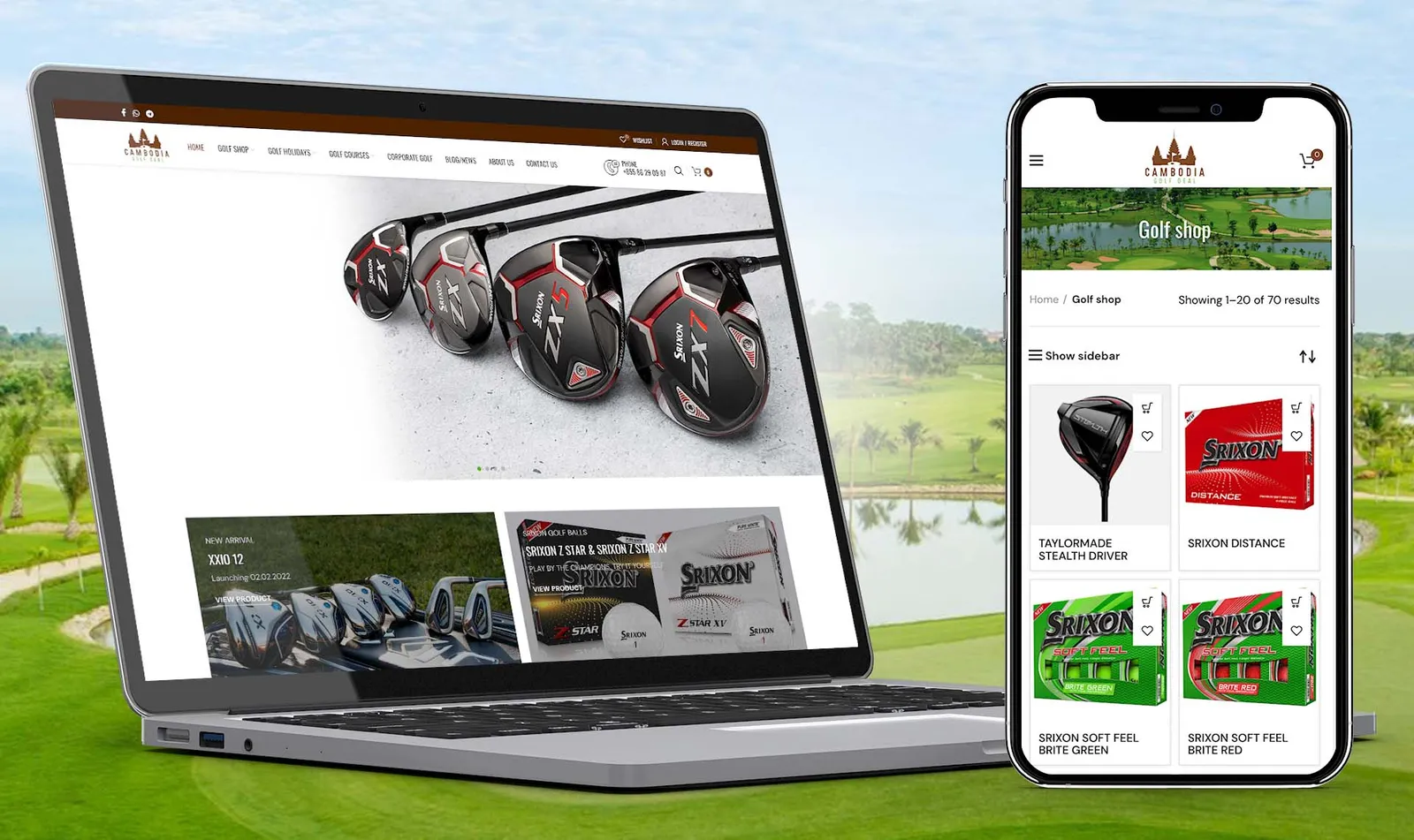 Cambodia Golf Deal E-Commerce Tours in Siem Reap