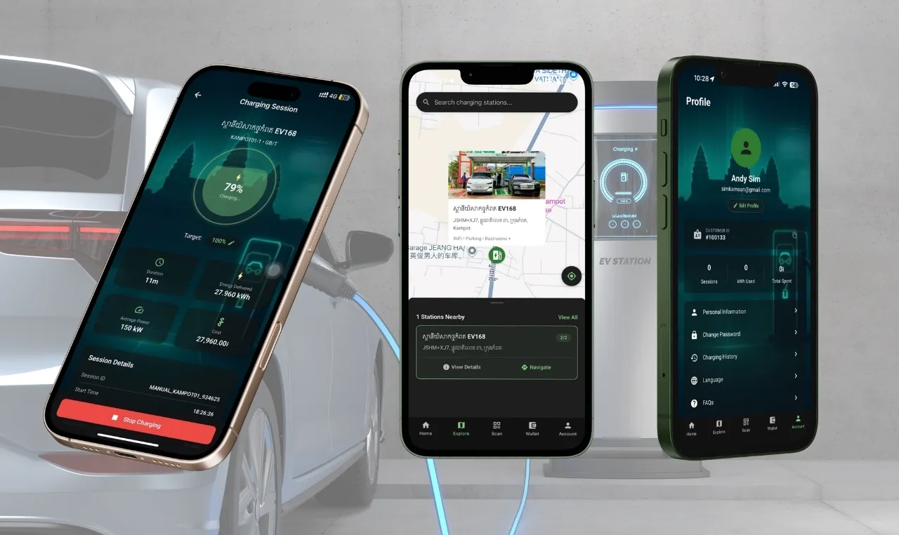 EV 168 – EV Charger Cambodia Mobile App — image 3 of 3
