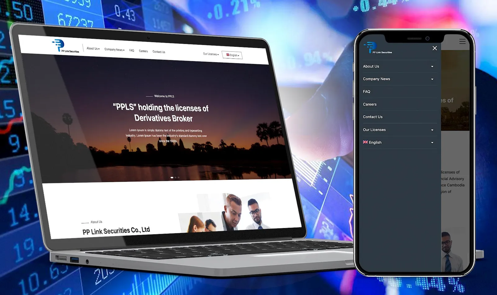 PP Link Securities in Phnom Penh