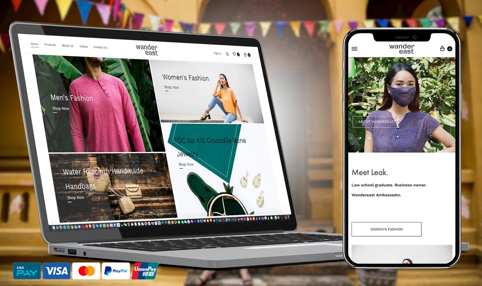 Wander East Online E-Commerce Website