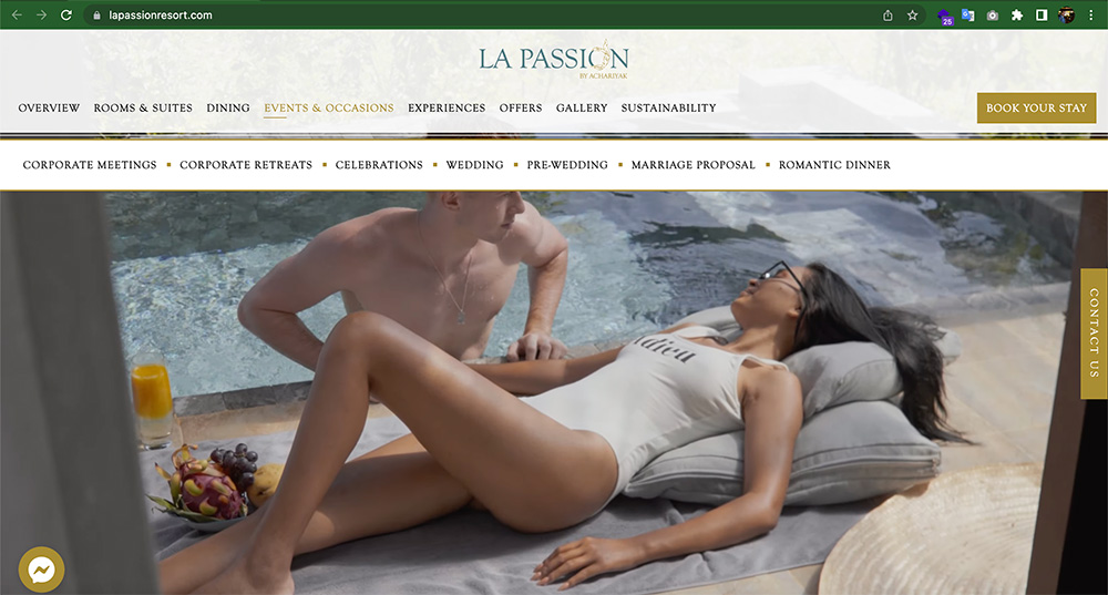 La Passion Resort is managed by Achariyak Hospitality.